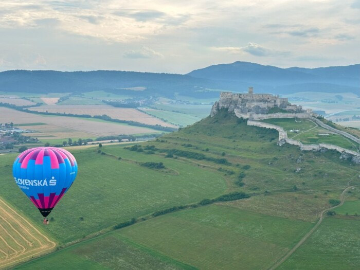 Vyhliadkový let balónom Spišský hrad | balon.sk